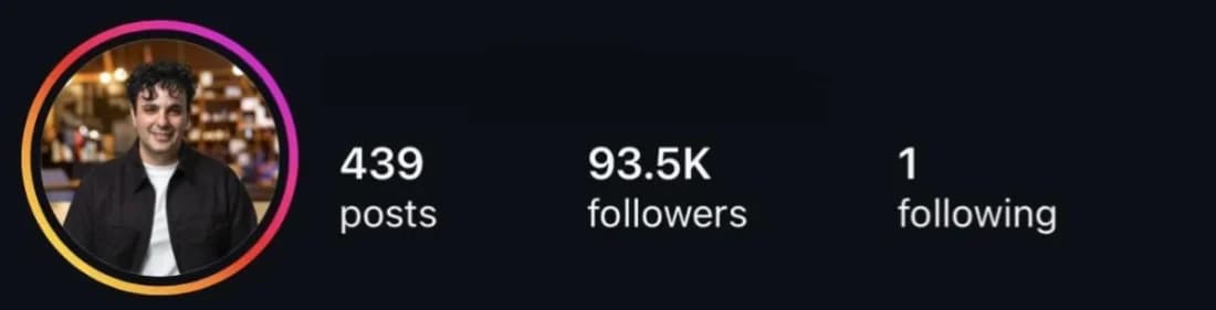 Account stats after